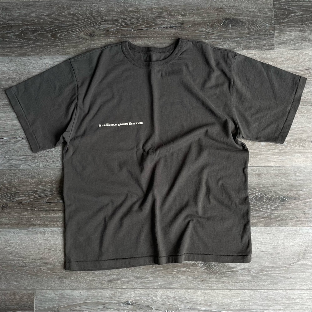 “All Human Rights Reserved” (sample tee)
